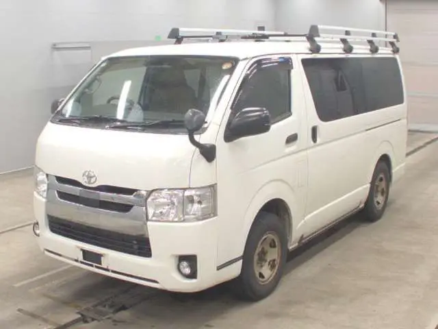 2018 Toyota Regius Ace Van Long DX GL Package 4WD - photo 1 2018 Toyota Regius Ace Van Long DX GL Package 4WD White Van for sale, Japanese used car export - photo 1 of 14 | GULJI TRADERS