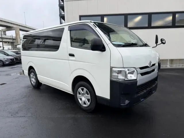 2018 Toyota Regius Ace Van DX 4WD White Van for sale, Japanese used car export - photo 1 of 4 | GULJI TRADERS