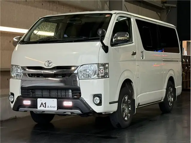 2019 Toyota Regius Ace Van Long Super GL 4WD - photo 1 2019 Toyota Regius Ace Van Long Super GL 4WD White Van for sale, Japanese used car export - photo 1 of 37 | GULJI TRADERS