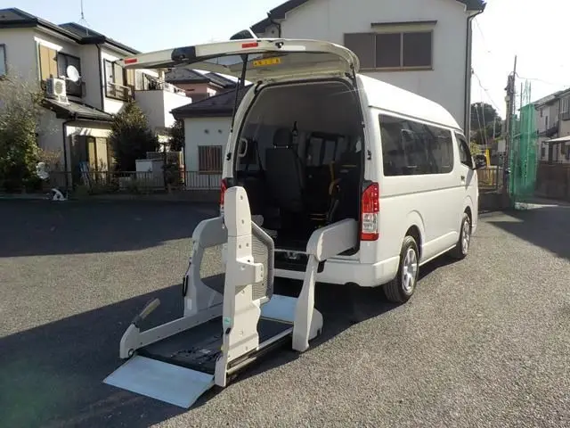 2019 Toyota Regius Ace Van 2.0 Welcab Type B with two wheelchairs - photo 1 2019 Toyota Regius Ace Van 2.0 Welcab Type B with two wheelchairs White Van for sale, Japanese used car export - photo 1 of 24 | GULJI TRADERS
