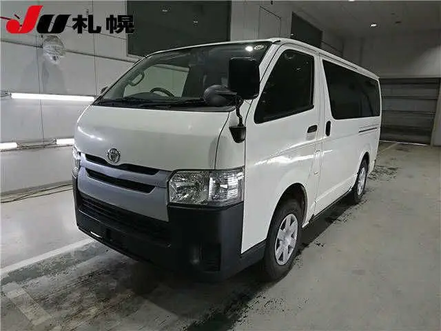 2019 Toyota Regius Ace Van 4WD DX Long - photo 1 2019 Toyota Regius Ace Van 4WD DX Long White Van for sale, Japanese used car export - photo 1 of 9 | GULJI TRADERS
