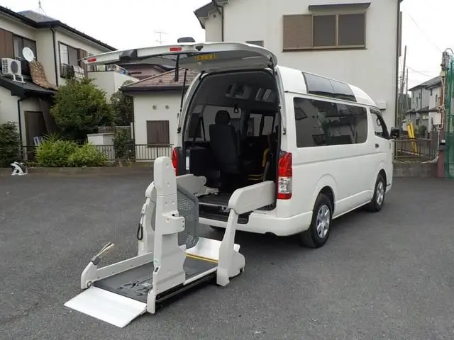 2019 Toyota Regius Ace Van 2.0 Welcab Type B, accommodates 2 wheelchairs - photo 1 2019 Toyota Regius Ace Van 2.0 Welcab Type B, accommodates 2 wheelchairs White Van for sale, Japanese used car export - photo 1 of 24 | GULJI TRADERS