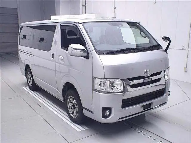 2019 Toyota Regius Ace Van 4WD Super GL Silver Van for sale, Japanese used car export - photo 1 of 8 | GULJI TRADERS