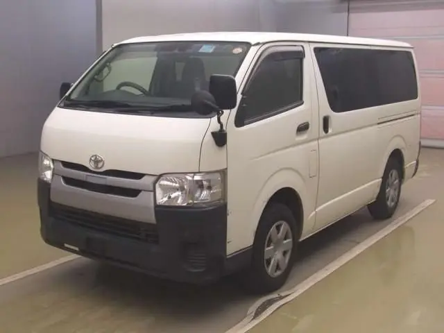 2019 Toyota Regius Ace Van DX 4WD White Van for sale, Japanese used car export - photo 1 of 4 | GULJI TRADERS