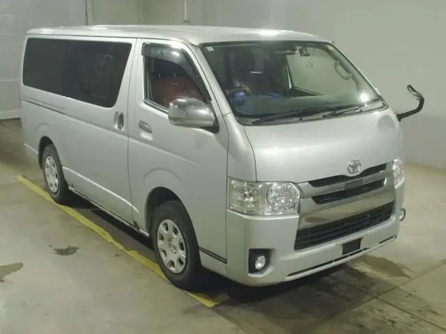 2019 Toyota Regius Ace Van Super GL 4WD Silver Van for sale, Japanese used car export - photo 1 of 4 | GULJI TRADERS