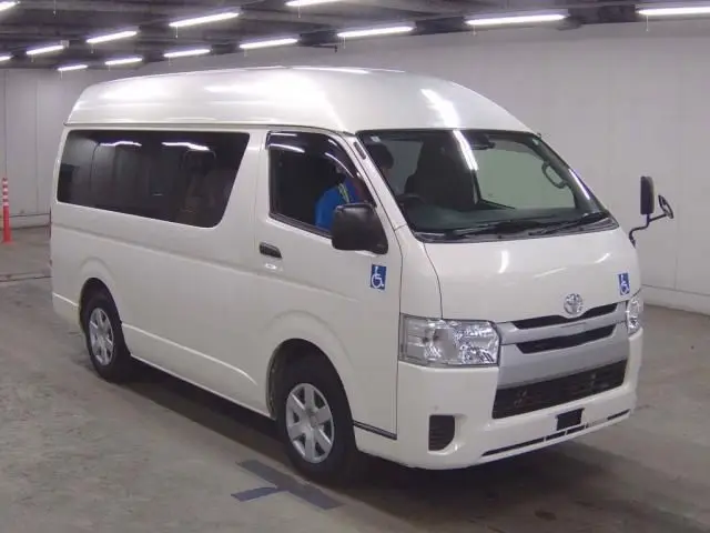 2019 Toyota Regius Ace Van Welcab White Van for sale, Japanese used car export - photo 1 of 6 | GULJI TRADERS