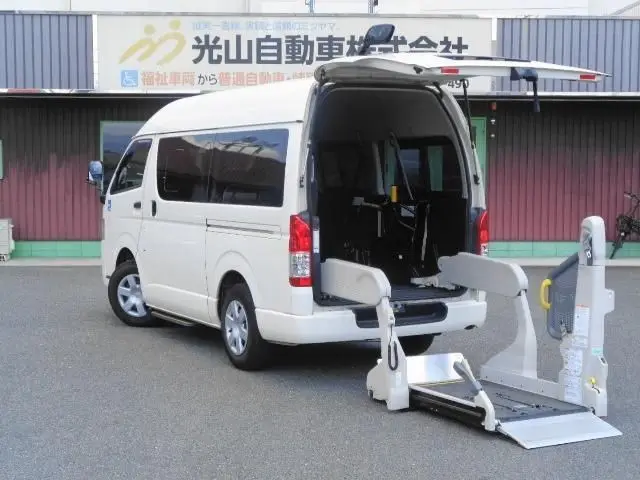 2020 Toyota Regius Ace Van Welcab Type B, with two wheelchairs. - photo 1 2020 Toyota Regius Ace Van Welcab Type B, with two wheelchairs. White Van for sale, Japanese used car export - photo 1 of 9 | GULJI TRADERS