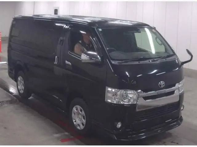 2020 Toyota Regius Ace Van Super GL Black Van for sale, Japanese used car export - photo 1 of 4 | GULJI TRADERS