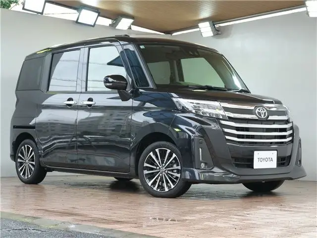 2026 Toyota Roomy Custom G-T, one owner, dual power sliding doors, TV, backup camera. - photo 1 2026 Toyota Roomy Custom G-T, one owner, dual power sliding doors, TV, backup camera. Black Van for sale, Japanese used car export - photo 1 of 59 | GULJI TRADERS