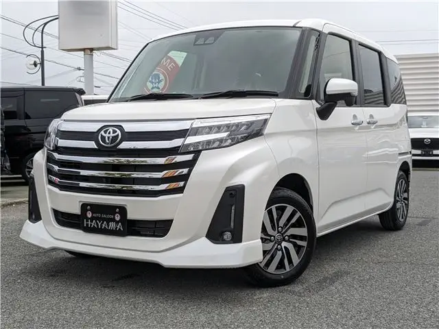2026 Toyota Roomy Custom G Manufacturer OP (Special Color, Comfort Package) White Van for sale, Japanese used car export | GULJI TRADERS