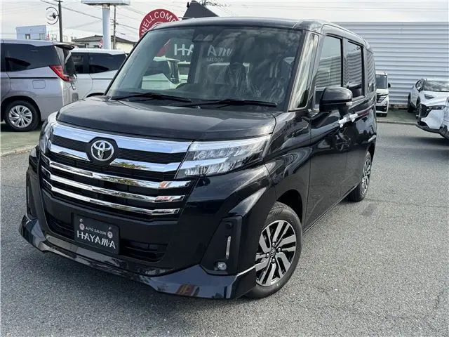 2026 Toyota Roomy Custom G Manufacturer Options (Comfort Package, Panoramic View Package) Black Van for sale, Japanese used car export - photo 1 of 47 | GULJI TRADERS