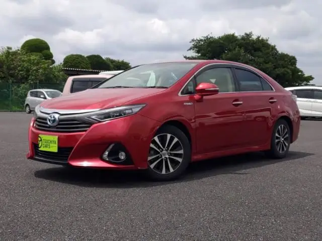 2016 Toyota Sai S_C Package Red Sedan for sale, Japanese used car export | GULJI TRADERS