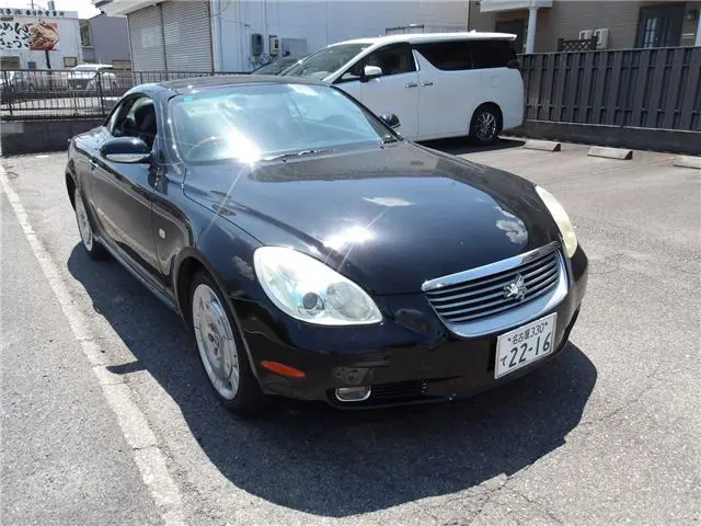 2005 Toyota Soarer 430SCV Black Coupe for sale, Japanese used car export | GULJI TRADERS