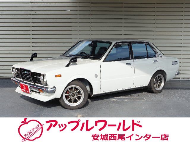 1976 Toyota Sprinter not clear White Color changed Sedan for sale, Japanese used car export | GULJI TRADING