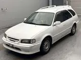 2002 Toyota Sprinter Carib S Touring Aero Sport 4WD White Sedan for sale, Japanese used car export - photo 1 of 13 | GULJI TRADERS