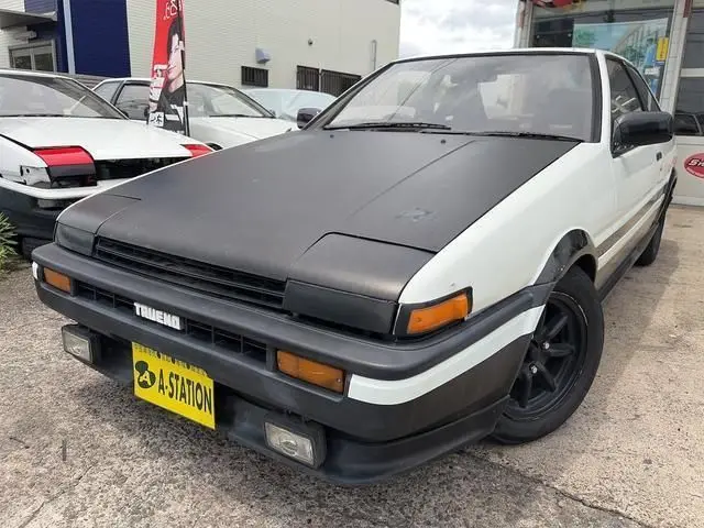 1985 Toyota Sprinter Trueno GT APEX White Coupe for sale, Japanese used car export | GULJI TRADERS