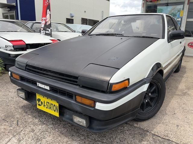 1985 Toyota Sprinter Trueno GT APEX White Coupe for sale, Japanese used car export | GULJI TRADING