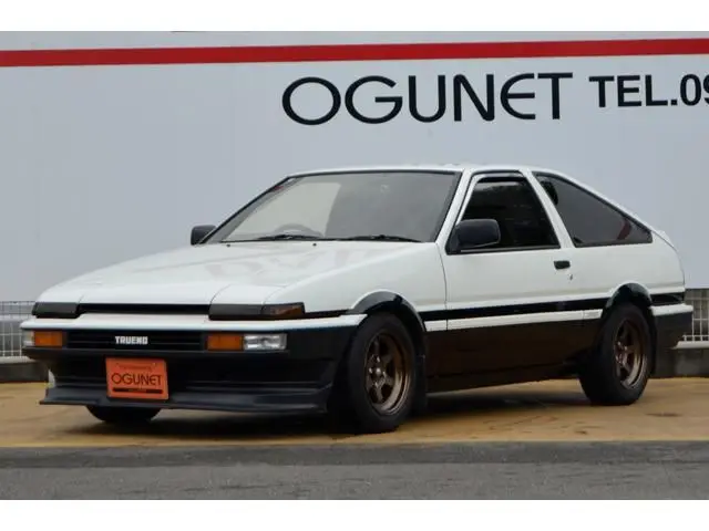 1986 Toyota Sprinter Trueno 1.6 GT Apex - photo 1 1986 Toyota Sprinter Trueno 1.6 GT Apex White Coupe for sale, Japanese used car export - photo 1 of 20 | GULJI TRADERS
