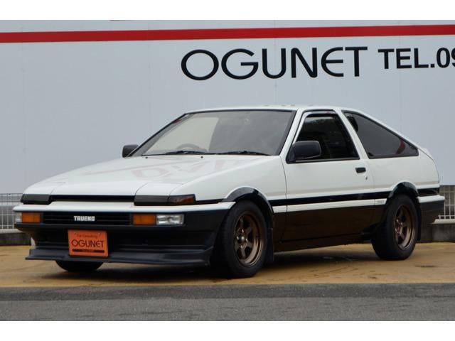 1986 Toyota Sprinter Trueno 1.6 GT Apex White Coupe for sale, Japanese used car export | GULJI TRADING
