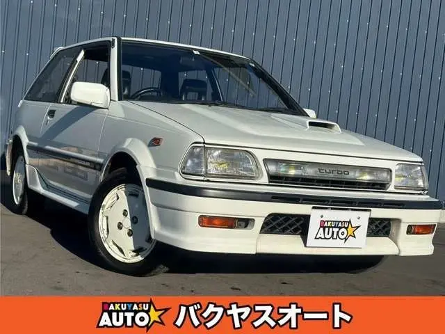 1989 Toyota Starlet Turbo S White Sedan for sale, Japanese used car export | GULJI TRADERS