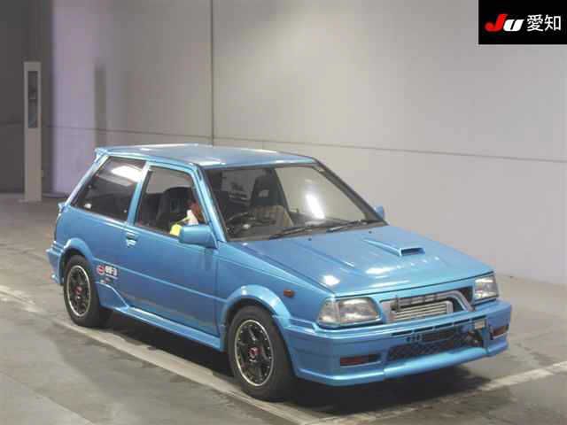 1989 Toyota Starlet - photo 1 1989 Toyota Starlet Blue Color changed Sedan for sale, Japanese used car export | GULJI TRADING