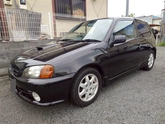 1996 Toyota Starlet Glanza V Excellent PKG - photo 1 1996 Toyota Starlet Glanza V Excellent PKG Black Sedan for sale, Japanese used car export - photo 1 of 24 | GULJI TRADERS