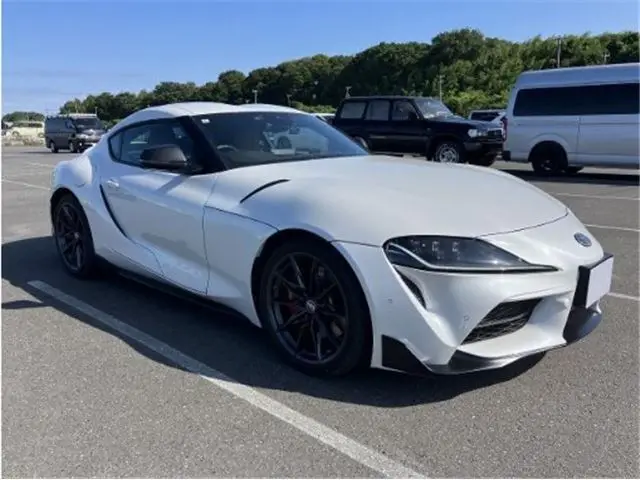2024 Toyota Supra RZ ★ 6-speed manual transmission ★ Supra Safety ★ JBL ★ RCC ★ White Coupe for sale, Japanese used car export | GULJI TRADERS