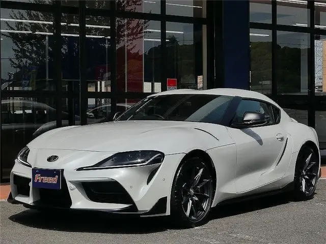 2024 Toyota Supra RZ White Coupe for sale, Japanese used car export | GULJI TRADERS