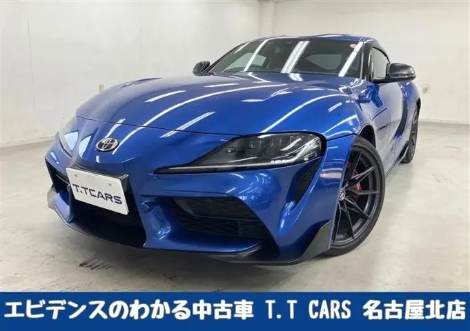2024 Toyota Supra RZ 6MT Blue Coupe for sale, Japanese used car export - photo 1 of 30 | GULJI TRADERS