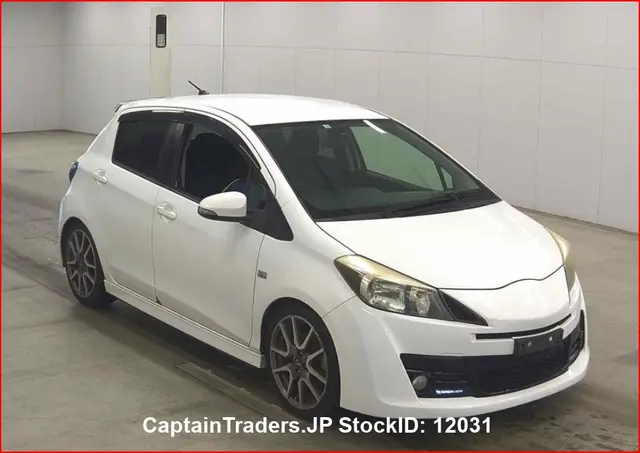 2012 Toyota Vitz - photo 1 2012 Toyota Vitz White Sedan for sale, Japanese used car export | GULJI TRADERS