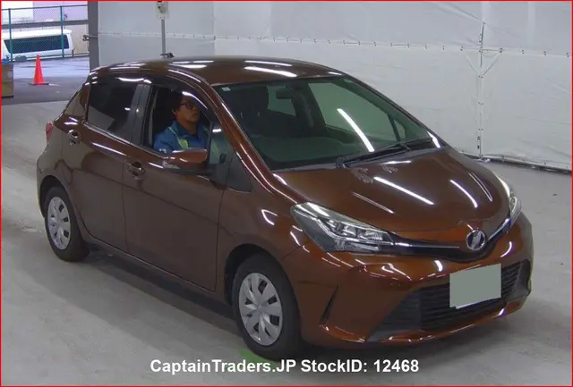 2015 Toyota Vitz - photo 1 2015 Toyota Vitz Brown Sedan for sale, Japanese used car export | GULJI TRADERS