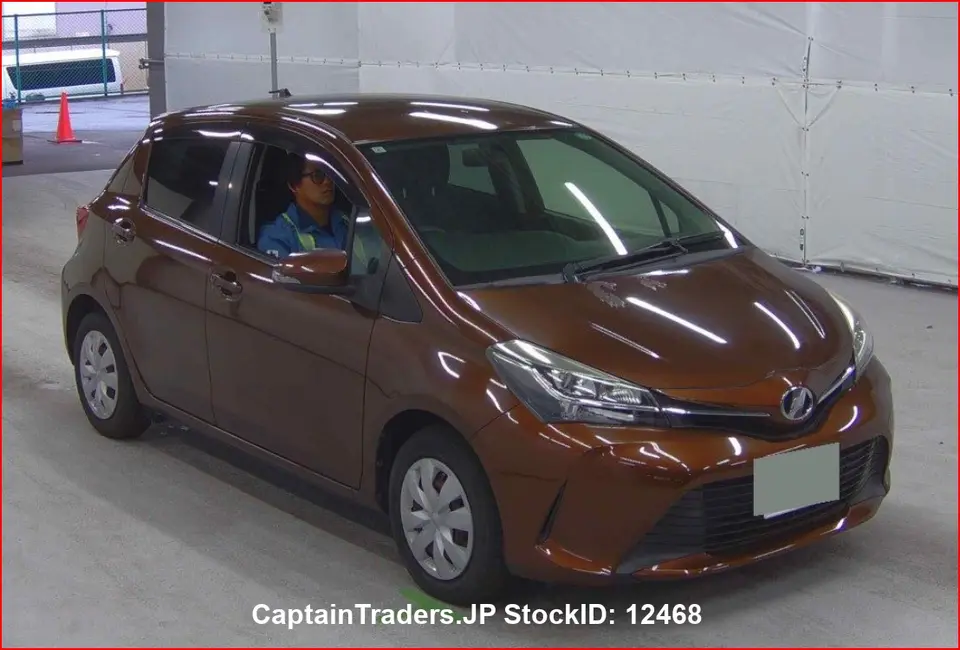 2015 Toyota Vitz Brown Sedan for sale, Japanese used car export | GULJI TRADERS