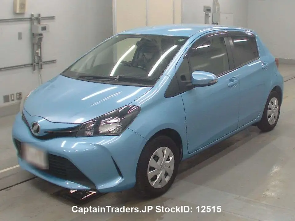 2015 Toyota Vitz LIGHT BLUE Sedan for sale, Japanese used car export | GULJI TRADERS