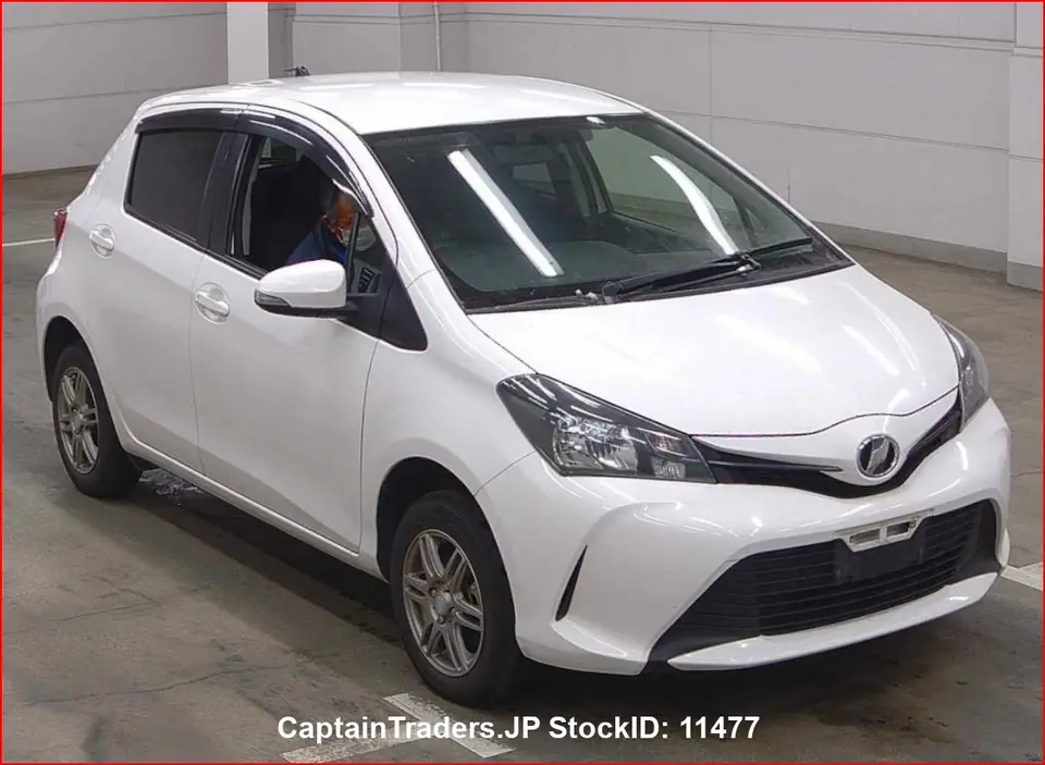 2016 Toyota Vitz White Sedan for sale, Japanese used car export | GULJI TRADERS