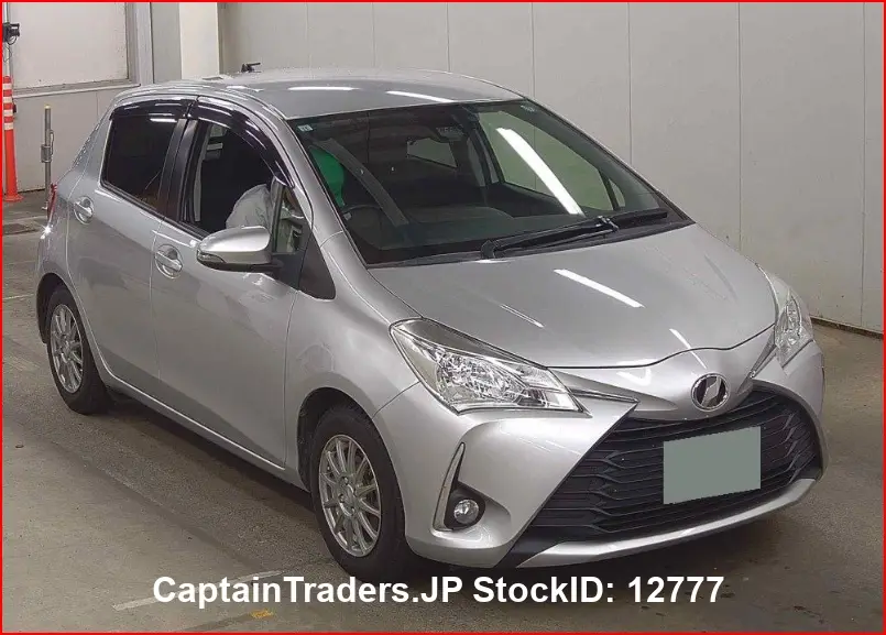 2017 Toyota Vitz Silver Sedan for sale, Japanese used car export | GULJI TRADERS