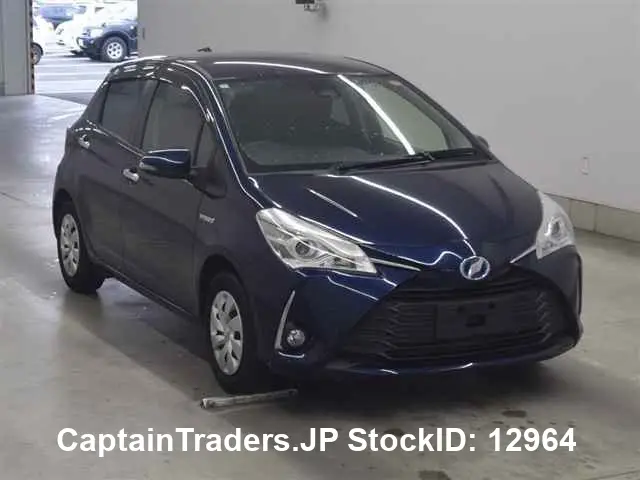 2019 Toyota Vitz - photo 1 2019 Toyota Vitz BLUE Sedan for sale, Japanese used car export | GULJI TRADERS