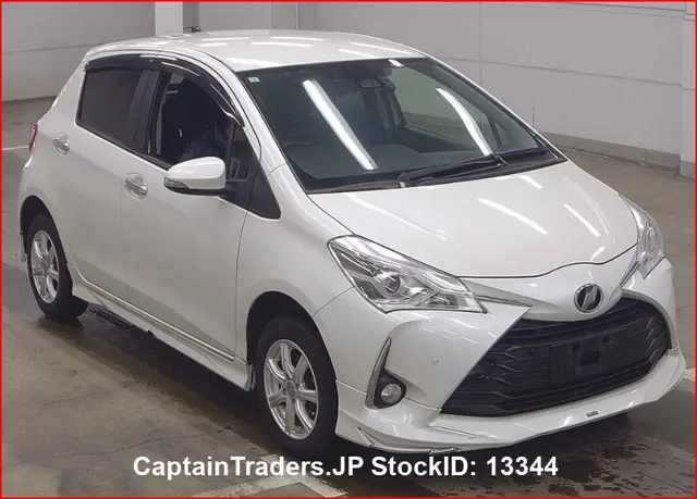 2019 Toyota Vitz Pearl white Sedan for sale, Japanese used car export | GULJI TRADERS