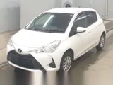 2019 Toyota Vitz F Package White Sedan for sale, Japanese used car export - photo 2 of 12 | GULJI TRADERS