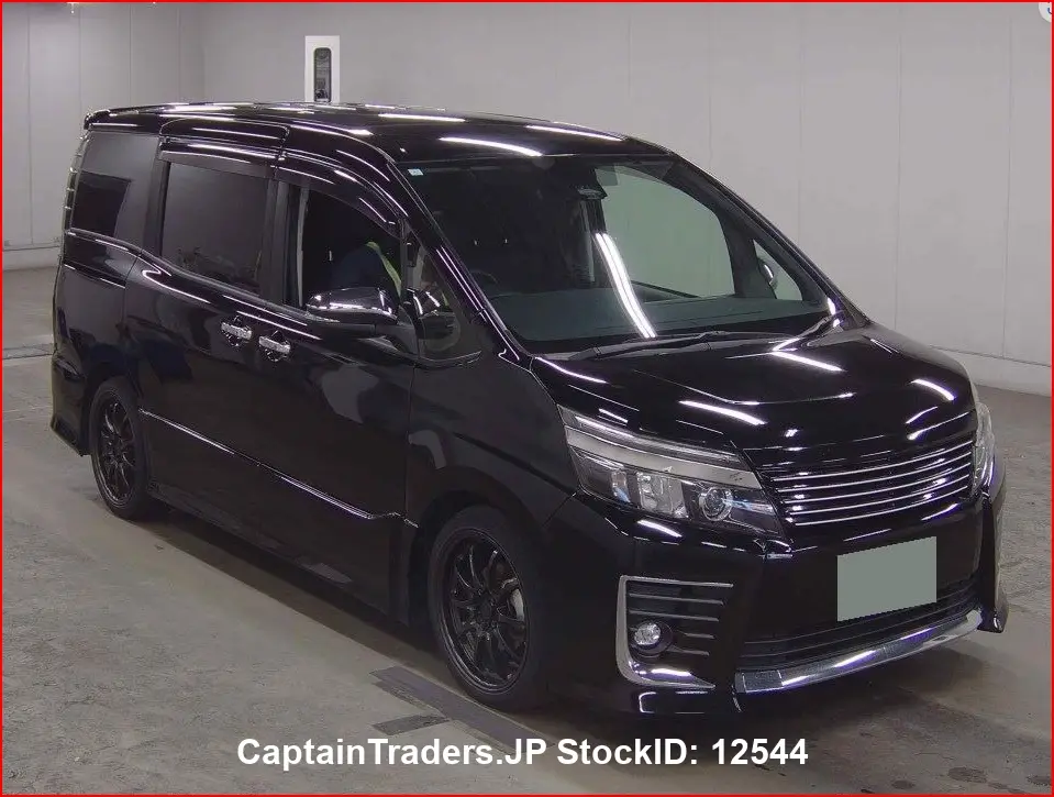2017 Toyota Voxy Black Van for sale, Japanese used car export - photo 1 of 16 | GULJI TRADERS