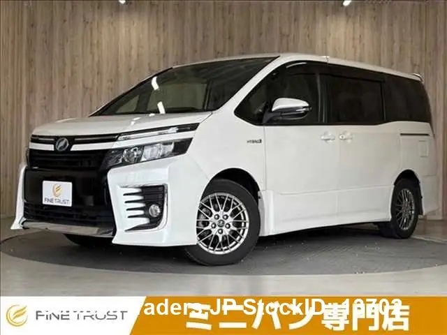 2017 Toyota Voxy Hybrid White Van for sale, Japanese used car export - photo 1 of 64 | GULJI TRADERS