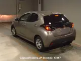 2020 Toyota Yaris Brown Sedan for sale, Japanese used car export - photo 5 of 8 | GULJI TRADERS