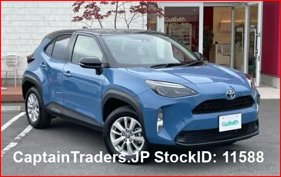 2022 Toyota Yaris Cross Blue SUV for sale, Japanese used car export | GULJI TRADERS