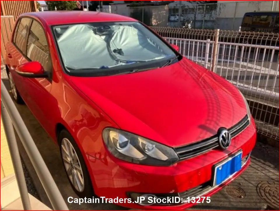 2013 Volks Golf - photo 1 2013 Volks Golf Red Sedan for sale, Japanese used car export - photo 1 of 21 | GULJI TRADERS