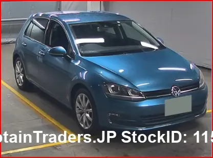 2016 Volks Golf - photo 1 2016 Volks Golf BLUE Sedan for sale, Japanese used car export - photo 1 of 22 | GULJI TRADERS