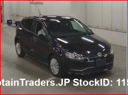 2015 Volks Polo Black Sedan for sale, Japanese used car export | GULJI TRADERS