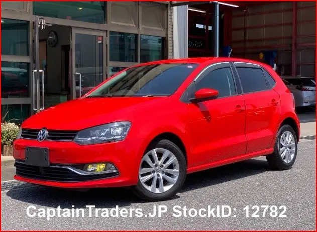 2017 Volks Polo Red Sedan for sale, Japanese used car export | GULJI TRADERS