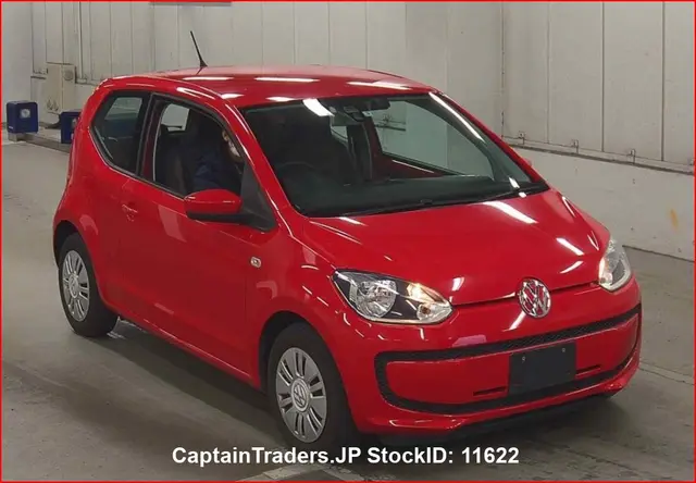 2015 Volks Up Red Sedan for sale, Japanese used car export | GULJI TRADERS